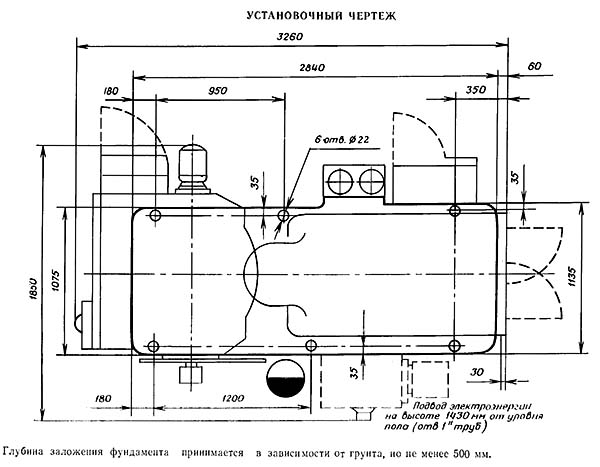5М161 Настановне креслення зубодолбежного напівавтомату 5М161